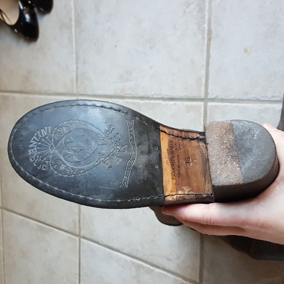 FIORENTINI + BAKER Suede Gray Moto Boots Size 36 - Picture 8 of 9